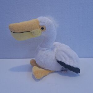 Ganz Webkinz White Pelican Bird Small Plush Stuffed Animal 8" No Tag